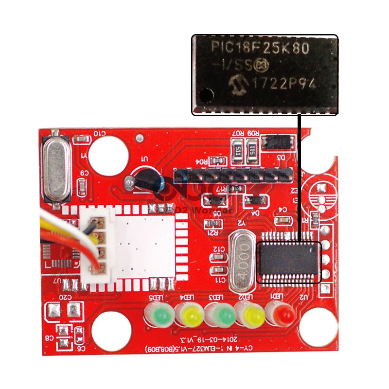 ELM327 1,5 USB PIC18F2K80 OBD II диагностический сканер ELM 327 V1.5 USB HS MS переключатель автоматический считыватель кода 25K80+ CH340 чип