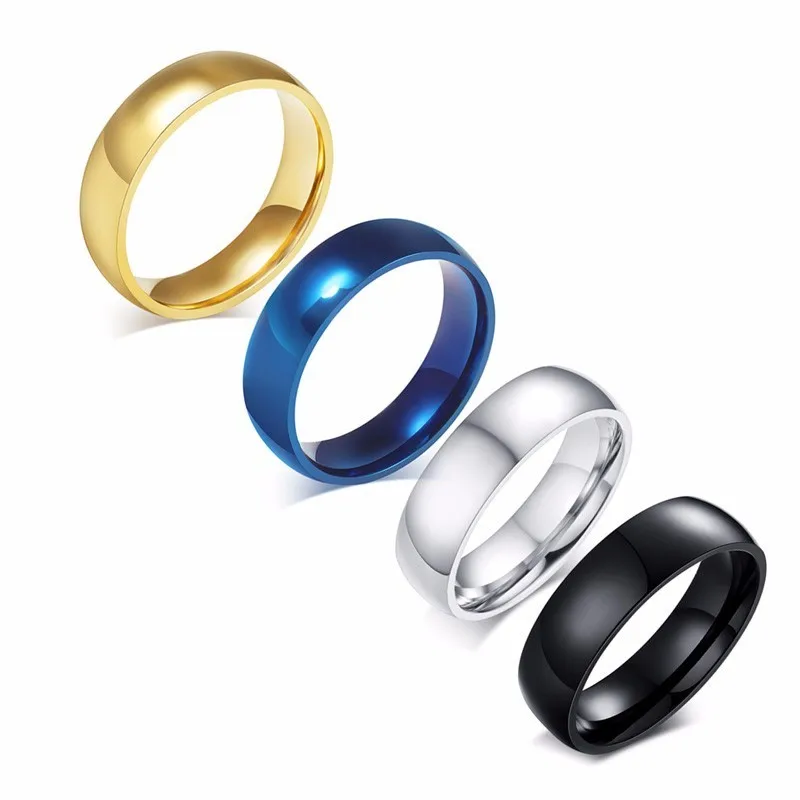 Vnox, гравировка, спираль, кольцо с символом, персонализированные обручальные кольца для мужчин и женщин, черные кольца из нержавеющей стали