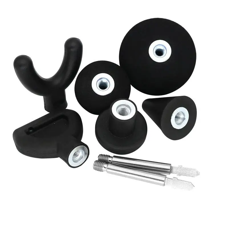 Ceny 6 sztuk Jigsaw Massage Adapter Bit narzędzie do mocowania perkusji do głębokich tkanek Trigger masaż punktowy porady z 2 prętami