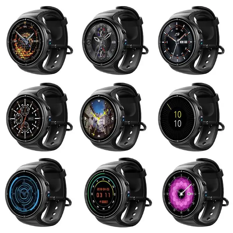 

TPU AMOLED Display Smart Bracelet Heart Rate Monitor WIFI Bluetooth Waterproof 4G Smart Watch