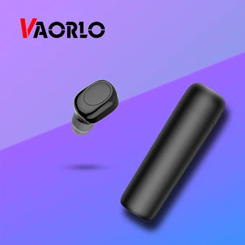 

VAORLO Bluetooth Headset In-Ear Mini Wireless Earbud Handsfree Bluetooth Earphone With Charging Box Power Bank For Smart Phone