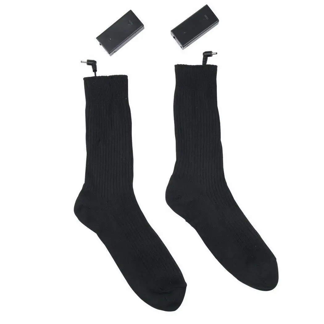 Теплые носки унисекс для ног; теплые носки с черным носком; Зимние Повседневные однотонные носки с подогревом; около 50 градусов