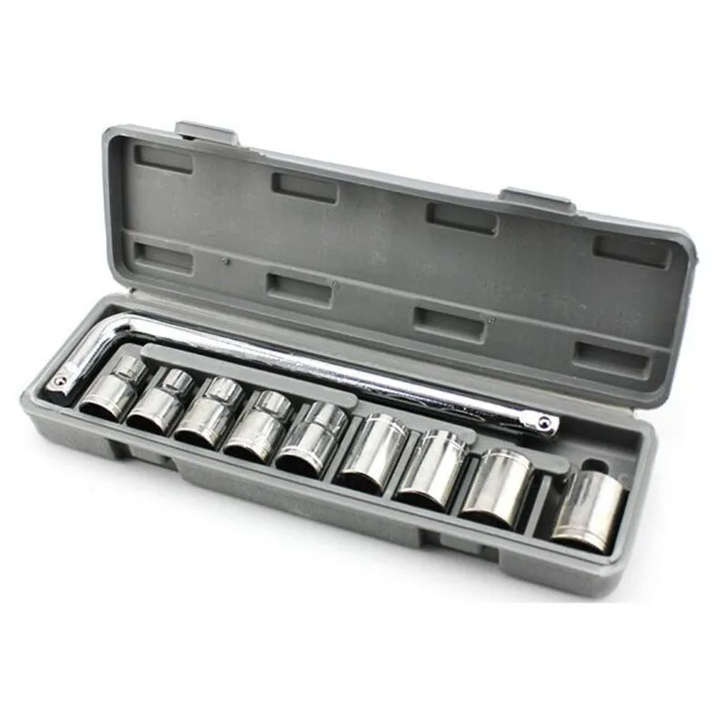 10 шт. 1/2 торцевой гаечный ключ набор автомобильных ремонтных инструментов коробка прецизионных втулок гаечный ключ