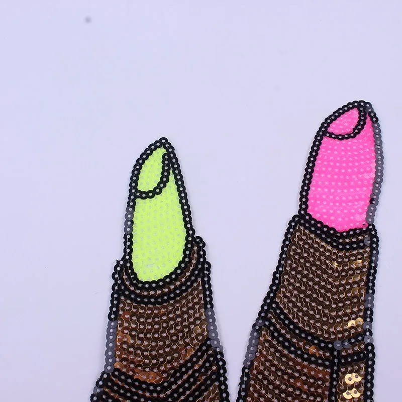Prajna модная красивая нашивка с блестками 3D DIY нашивки для шитья одежды аксессуары