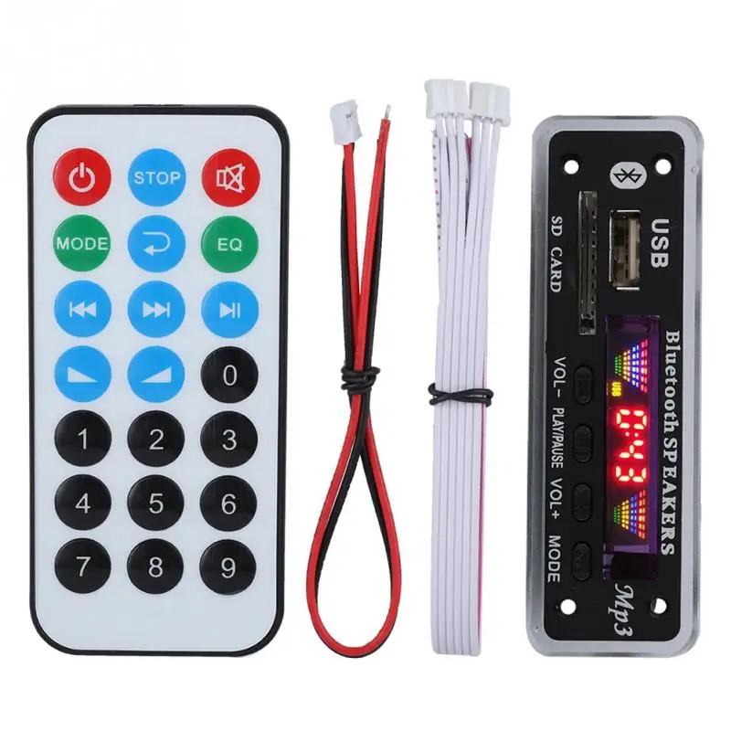 Высококачественный модуль декодирования SDM01BT + Bluetooth 4 цвета экран MP3 FM APE FLAC плата