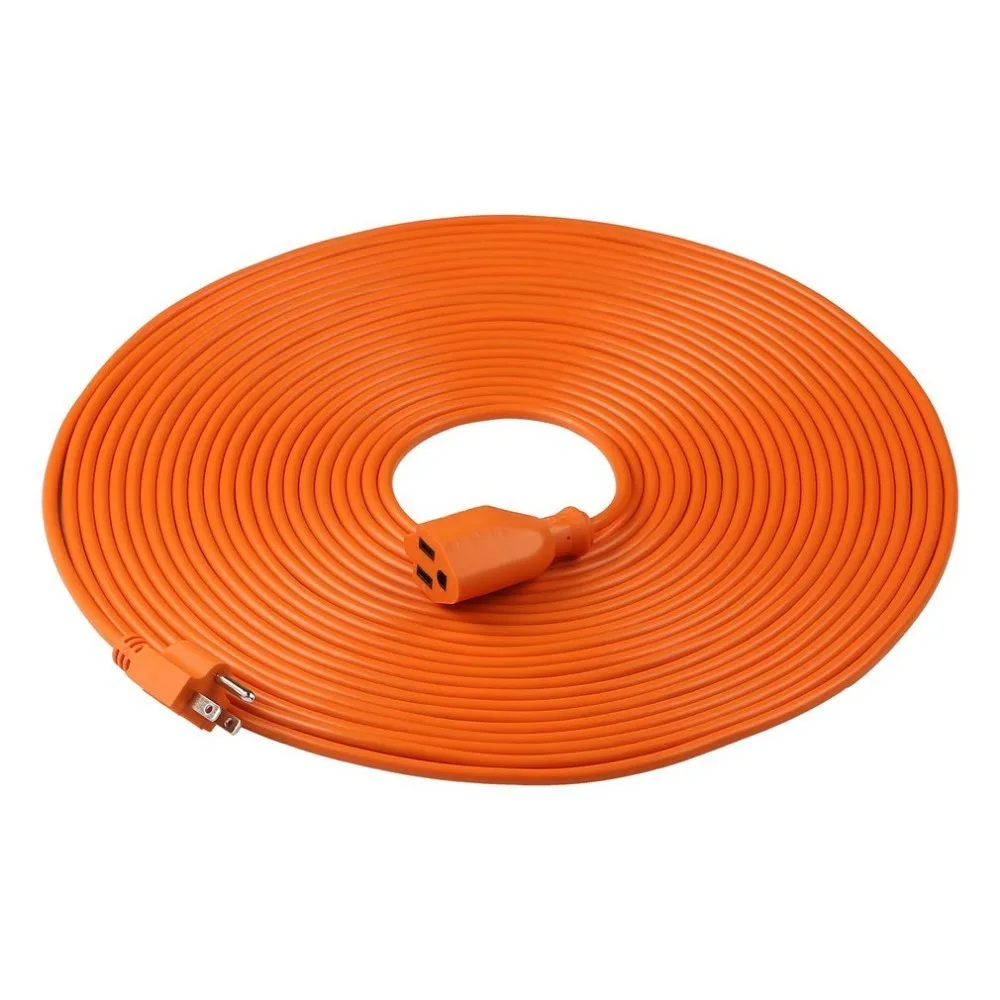 

15/20/25/50/100FT US Socket Type Power Extension Cord Cable for Indoor Outdoor Drop Shipping