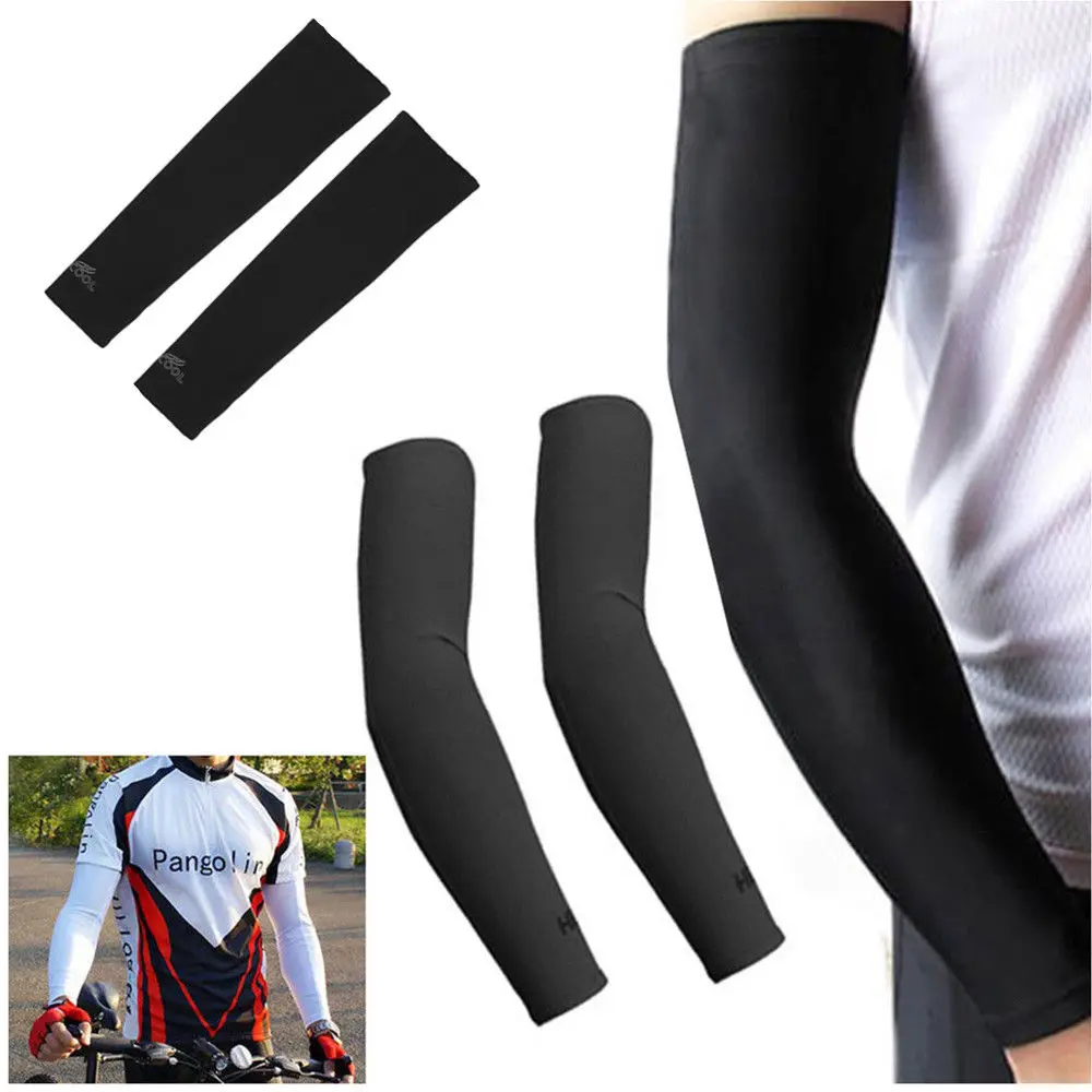 

1 Pair Men Women Arm Sleeves Summer Sun UV Protection Cycling Running Fishing Clambing Driving Arm Cover