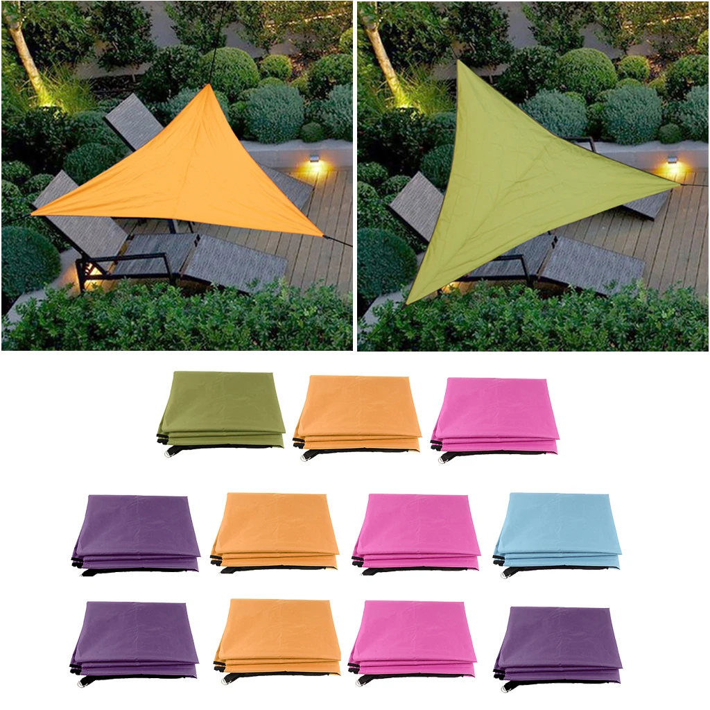 

Outdoors Camping Sun Shelter Shade Awning Silver-coated Waterproof Beach Tent with 2m Ropes