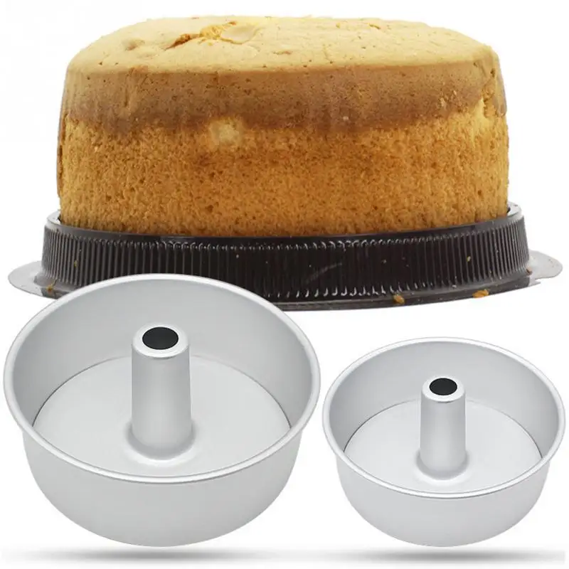 

Non-stick Aluminum Alloy Removable Bottom Cake Mold Hollow Chimney Bake Tool reliable with quick heat conduction