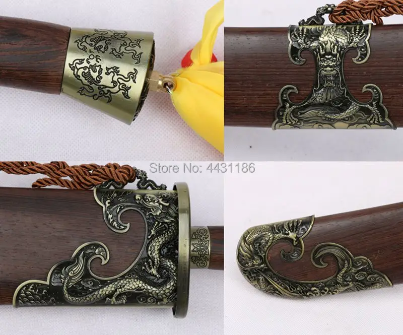 Ручной работы китайский кунг фу Broadsword меч ушу да дао складное стальное лезвие Sharp национальный герой QiJiGuang широкий нож