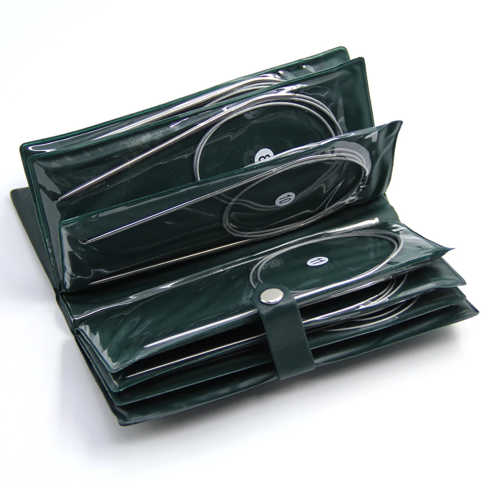 

11Pcs25/65/80cm Stainless Steel Circular Knitting Needles Crochet Needles for Knitting DIY Weaving Pins Needle Craft Tools #0128