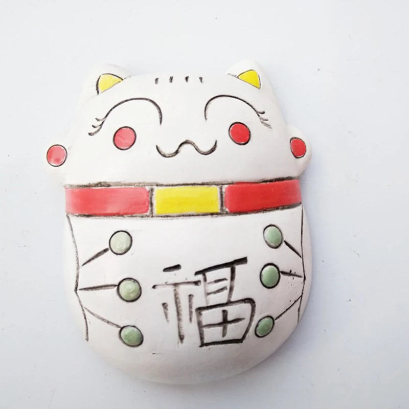 Lychee Life Lucky Cat магнит на холодильник Креативный дизайн животных магниты Kawaii