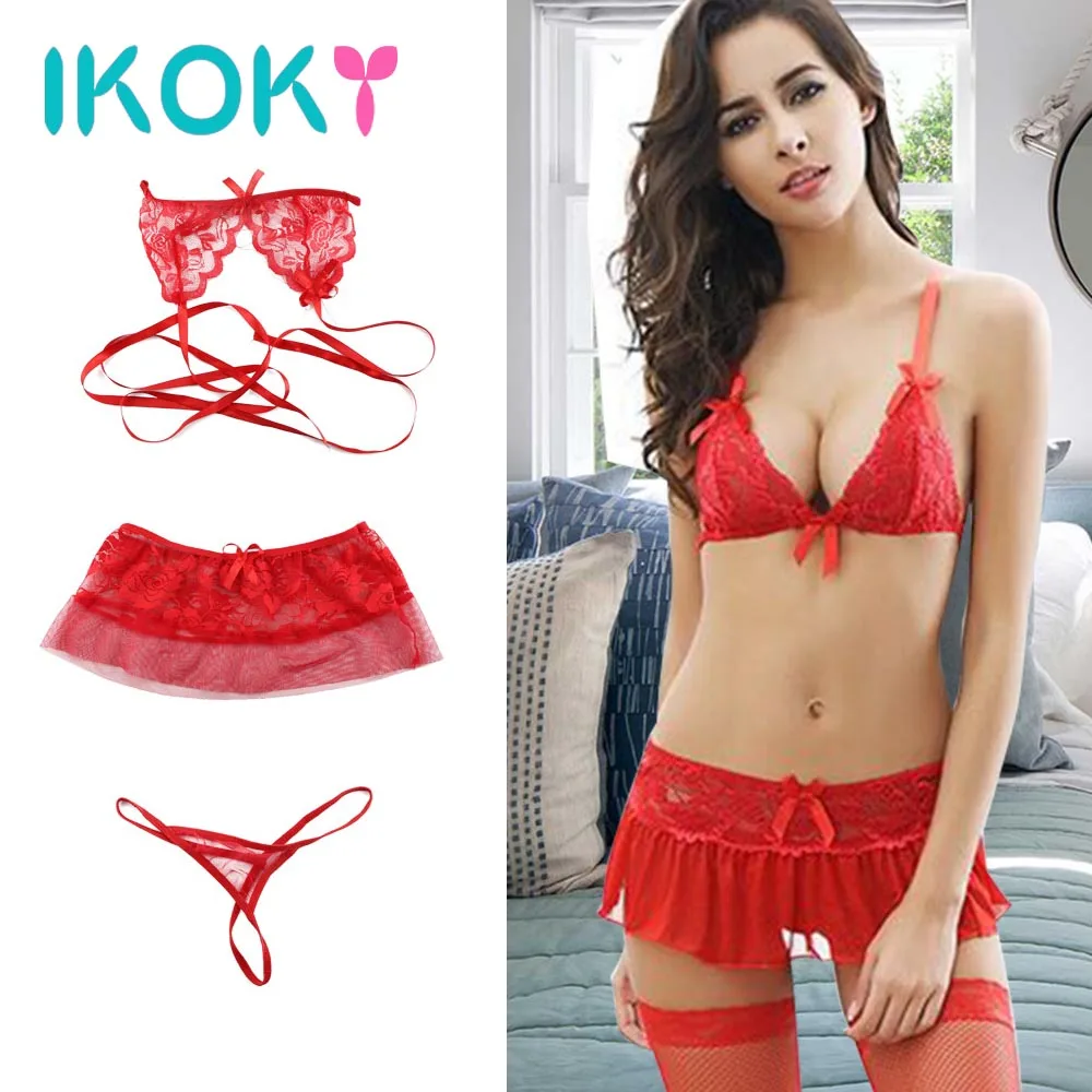 IKOKY Babydolls Экзотическая одежда, сексуальные костюмы, нижнее белье, секс-игрушки для пар, стринги, товары для взрослых, кружевное нижнее белье, эротическое белье