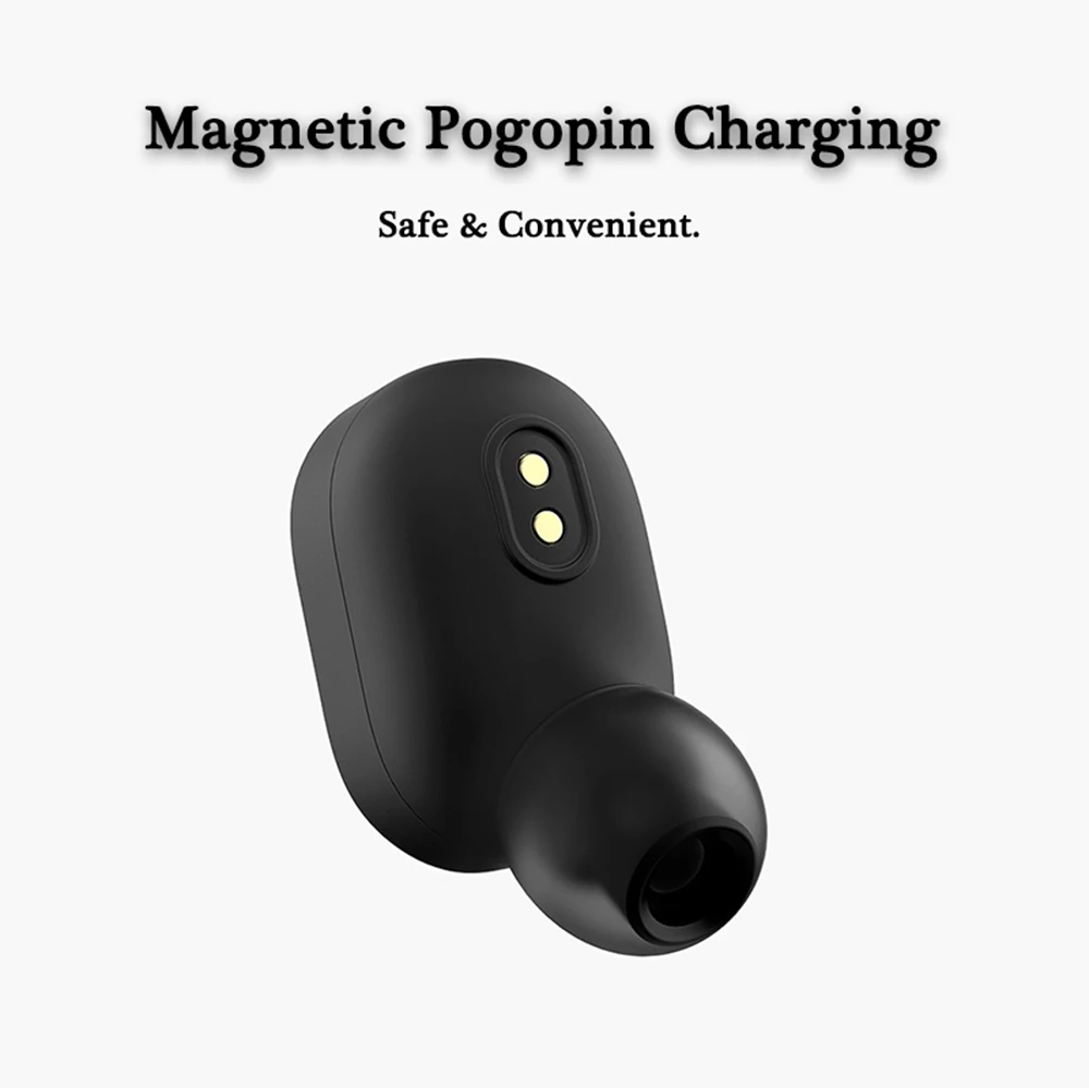 Xiaomi Wireless Earphone LYEJ05LM Mini In-ear Single Bluetooth Ultralight IPX4 Waterproof Earbud with Magnetic Charging Airdots