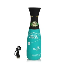 Gentle Male Aircraft Cup Flower Bottle Type Real Vagina Realistic Pussy Vibrating Penis Massage Masturbator Sex Products For Men
