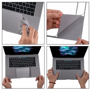 

Full Guard wrist pad Rest cover skin For New MacBook 13 A1932 Touch bar 13 15 (model : A1706/A1989/A1708/A1707/A1990)-Space gray