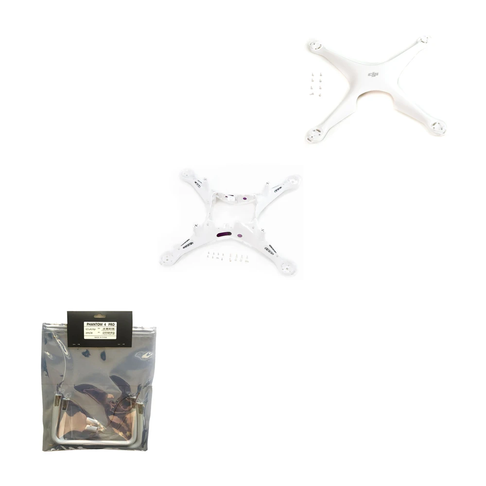 100% подлинный Корпус Корпуса DJI Phantom 4 Pro верхний средний корпус шасси с GPS