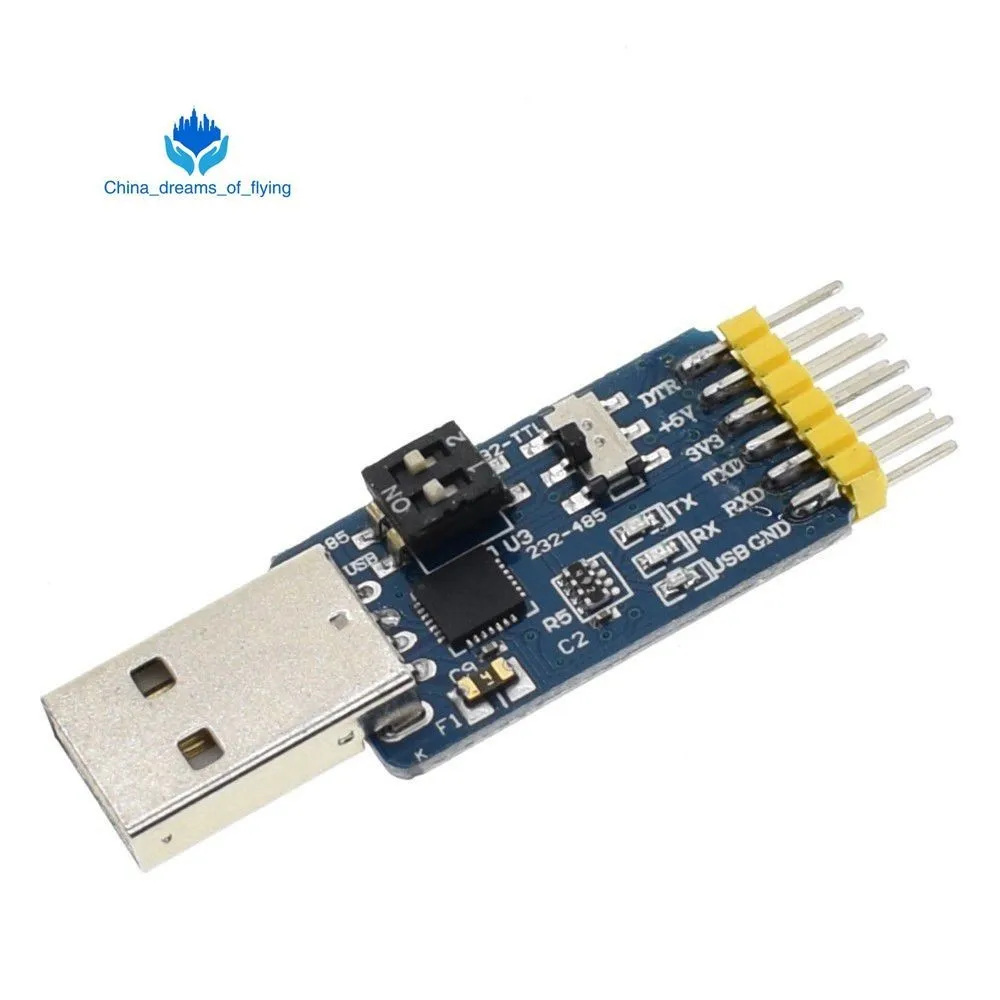 

ShengYang NEW USB CP2102 to TTL RS232 USB TTL to RS485 Mutual Convert 6 in 1 Convert Module Good