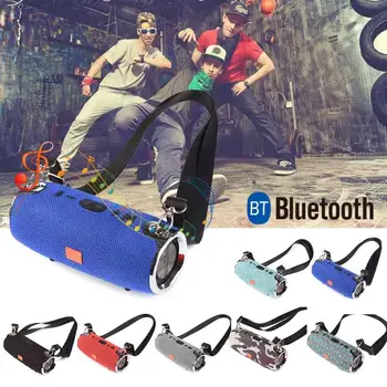 

Mini Bluetooth 4.2 Speaker Small War Drum Music Wireless Speakers Portable Satchel Outdoor Sports Card USB Speaker Hand Free