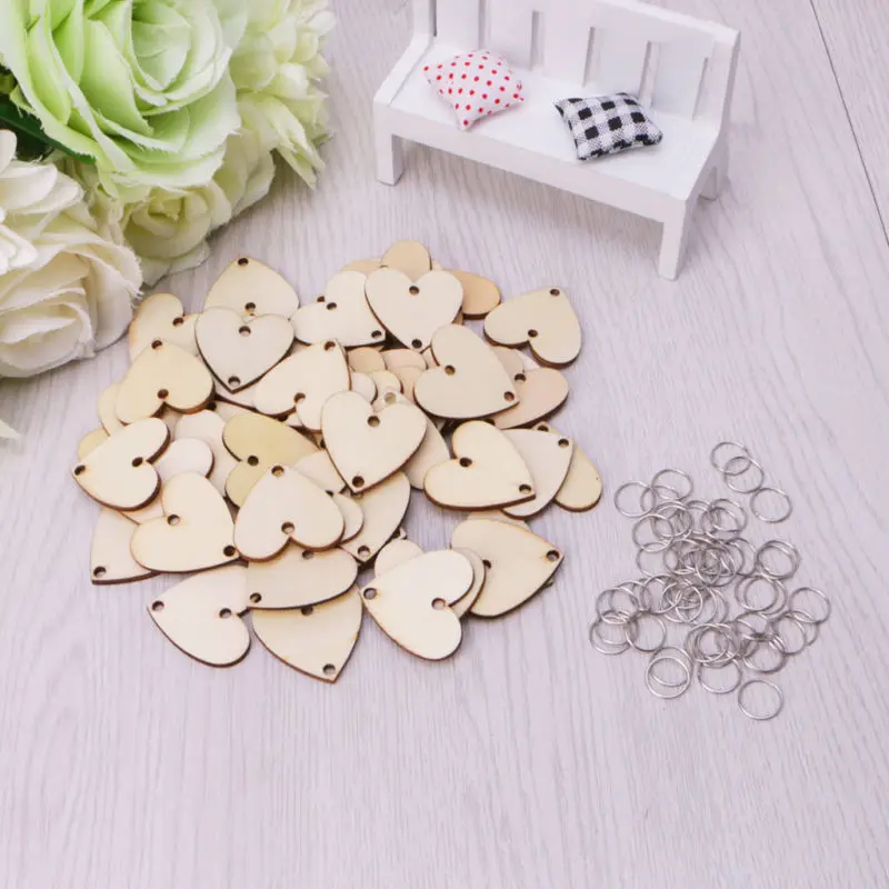 

50Pcs Wooden Hanging Calendar Board Birthday Reminder Home Decor Arts Crafts DIY Decoration Birthday Wedding Display Decor