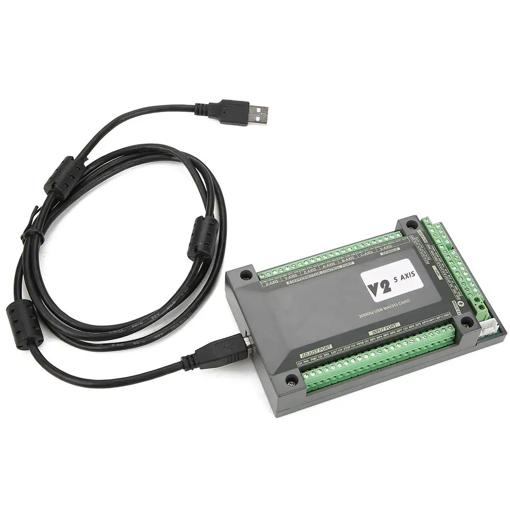 5 осевой ЧПУ контроллер NVUM MACH3 USB плата интерфейса карта для шагового двигателя