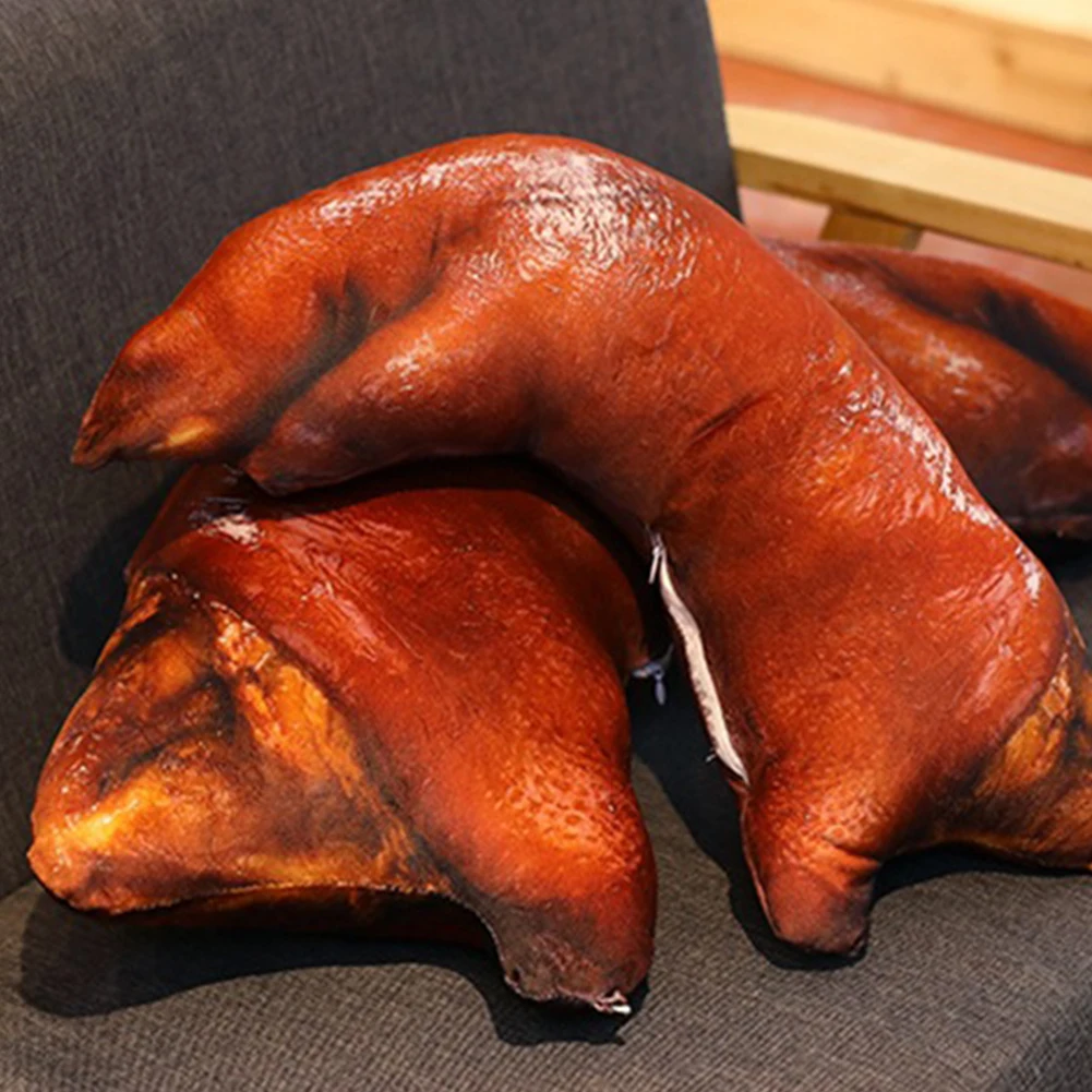 

Funny bizarre sauce elbow cold elbow Realistic Trotters Pillow Simulation pigshoe salty pig hand pillow Pork elbow cushion