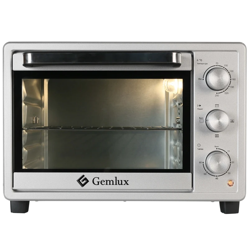 Мини печь GEMLUX GL OR 1423MN (Мощность 1400 Вт объем 23 л температурный диапазон 100 250 С