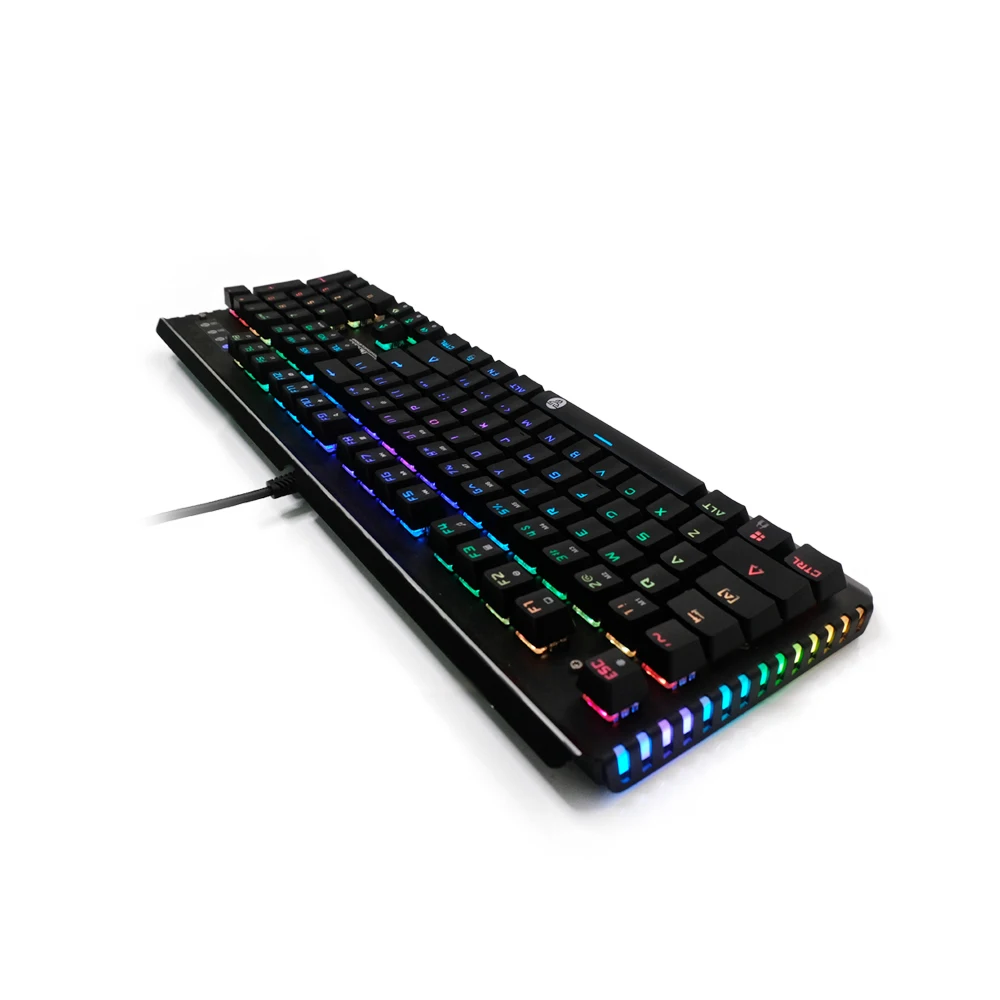 OPQ Fantech Mk884 Профессиональная Usb Проводная Rgb клавиатура игровая водостойкая