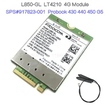 Carte 4G pour ordinateur portable HP ProBook, Module 4G, LT4210 WDXUN SPS # L850 GL – 001, 917823, 430, 440, 450, G5, FDD LTE, TDD LTE