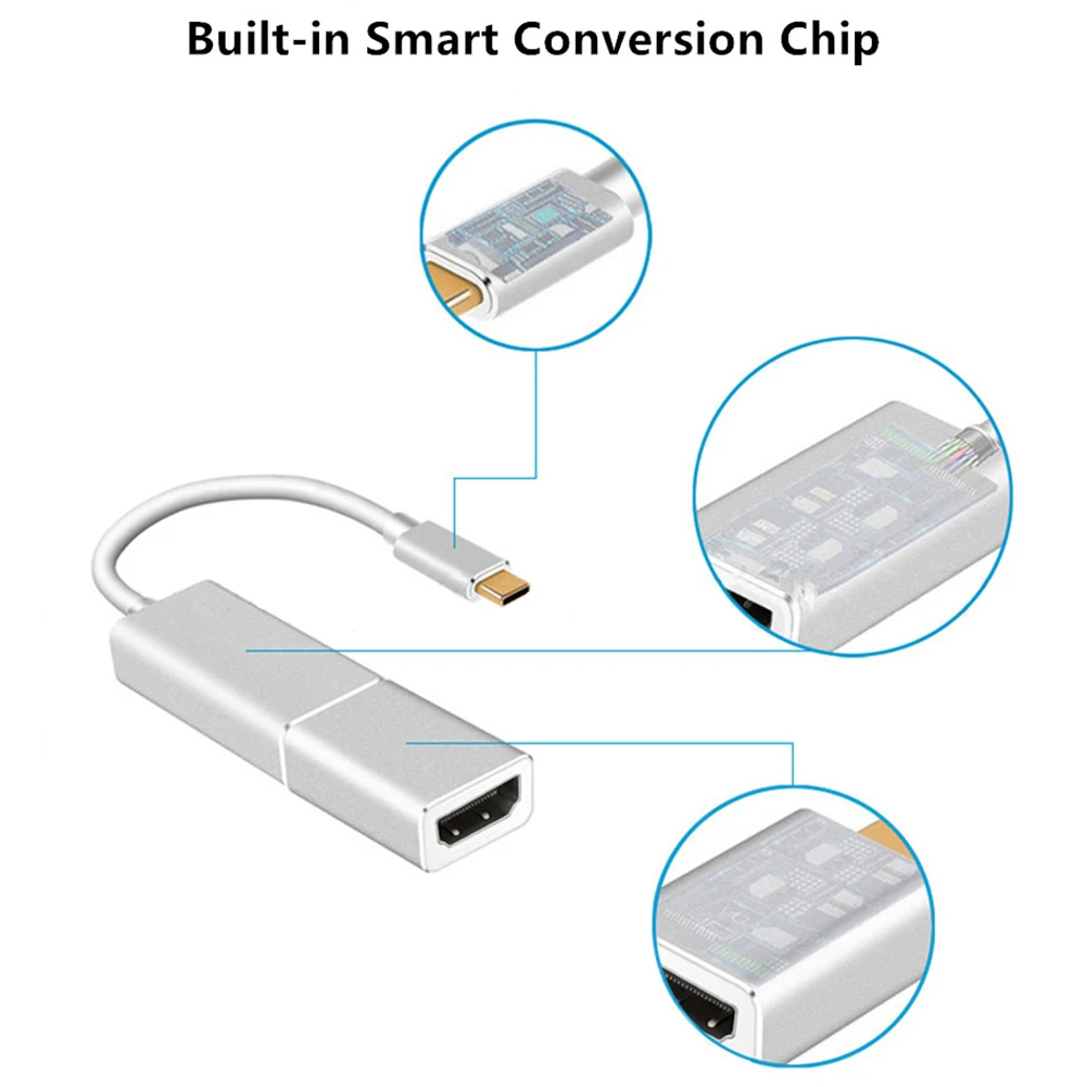 Usb 3 1 в адаптер Тип C Мужской Dp женский к Hdmi Женский конвертер Usb3.1 кабель Поддержка