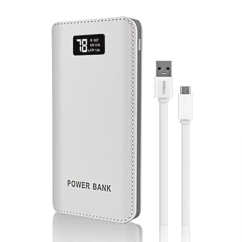 4 USB 10000mAh внешний аккумулятор, светодиодный внешний резервный аккумулятор, зарядное устройство, 4 порта для зарядки, резервная батарея для телефонов+ 3 в 1 USB кабель