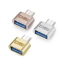 Мини Металл USB3.0 для Тип-C OTG адаптер смартфона/Планшеты OTG USB Тип-C OTG с разъемом «мама» кабель конвертер для смартфонов компьютеры