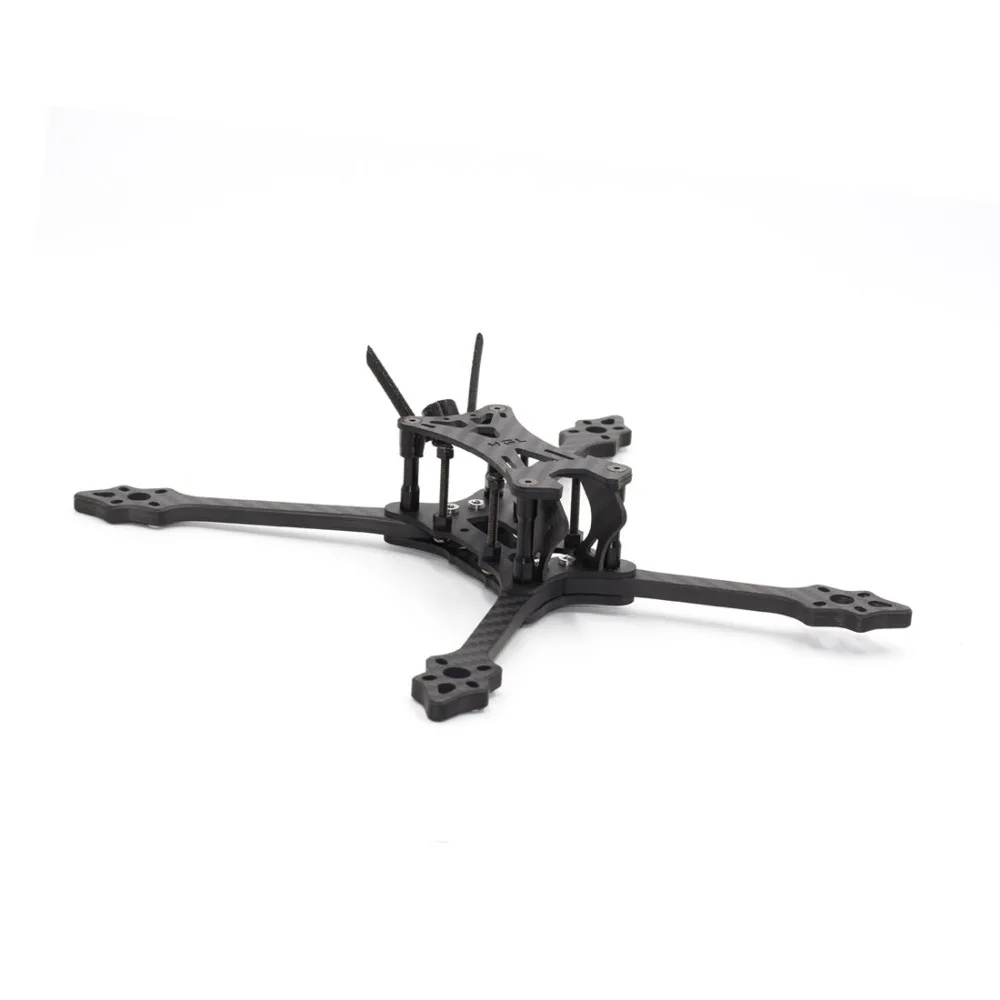 HGLRC Wind5 5 дюймовая гибридная фотоколесная база 233 мм/рукоятка 6 мм для FPV