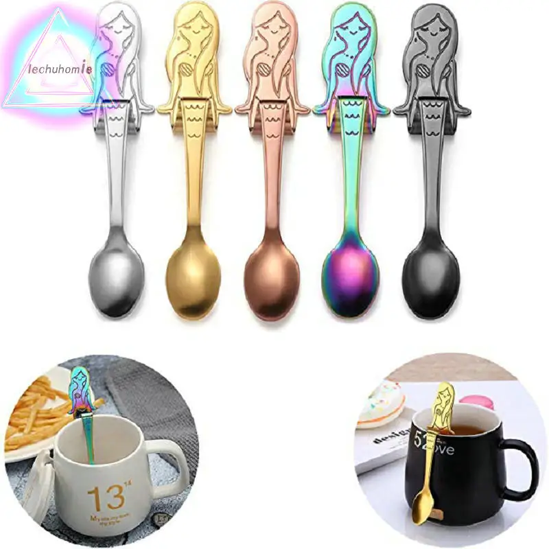 

Music Note Spoon Stainless Steel Spoons Dessert Spoon Coffee Stir Spoon Stylish Drink Scoops for Dessert Tea Ice Cream