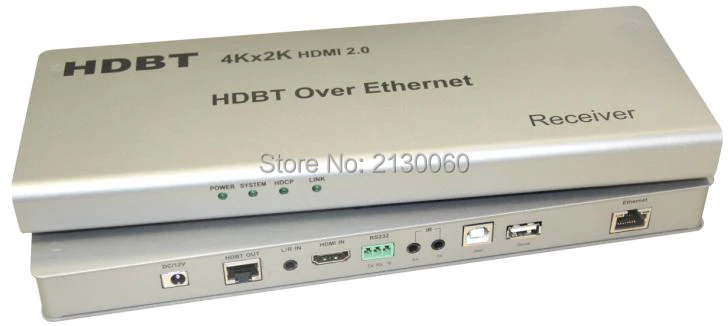 4K HDBT/KVM удлинитель 100 м сигнал передачи blue ray DVD плеер ПК поддержка x 2 K с функцией KVM