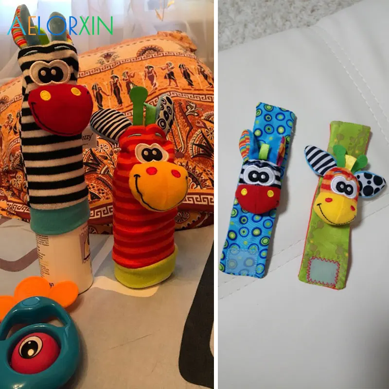 0-12 Months Cartoon Plush Socks Wrist Strap Rattles Animal Sock Foot Toy Soft Rattle Gift Baby Toys Newborn Infant Kids 0-12 Months Cartoon Plush Socks Wrist Strap Rattles Animal Sock Foot Toy Soft Rattle Gift Baby Toys Newborn Infant Kids