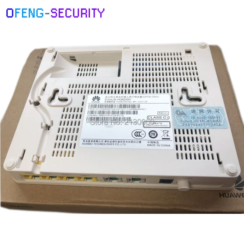 HUAWEI HG8240H GPON ONU ONT FTTH HGU маршрутизатор 4GE+ 2Tel Класс C+ SC UPC FTTH оптический сетевой терминал