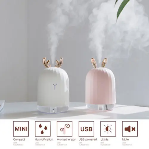 

Essential LED Oil Ultrasonic Aroma Aromatherapy Diffuser Air Humidifier Purifier USB Gadgets