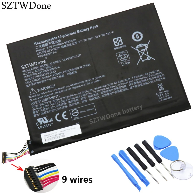 Sztwdone планшет ноутбук Батарея для hp Pavilion x2 10-j013tu 10-j014tu 10-j024tu 10-j025tu MLP3383115-2P MH46117 789609-001 аккумулятор большой емкости