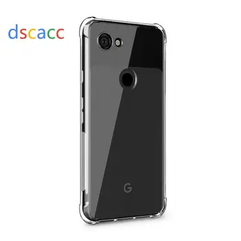 

DSCACC Air Cushion Shock Absorption Matte Side TPU Button Cover Case for Google Pixel 3 Lite 3 XL 3 100pcs