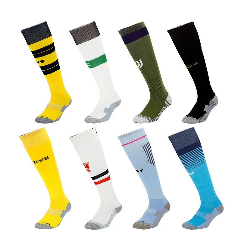 

1pair Professional Sports Soccer Socks For Adult Boys Men Football Club Knee High Compression Sport Children Long Stocking Socks