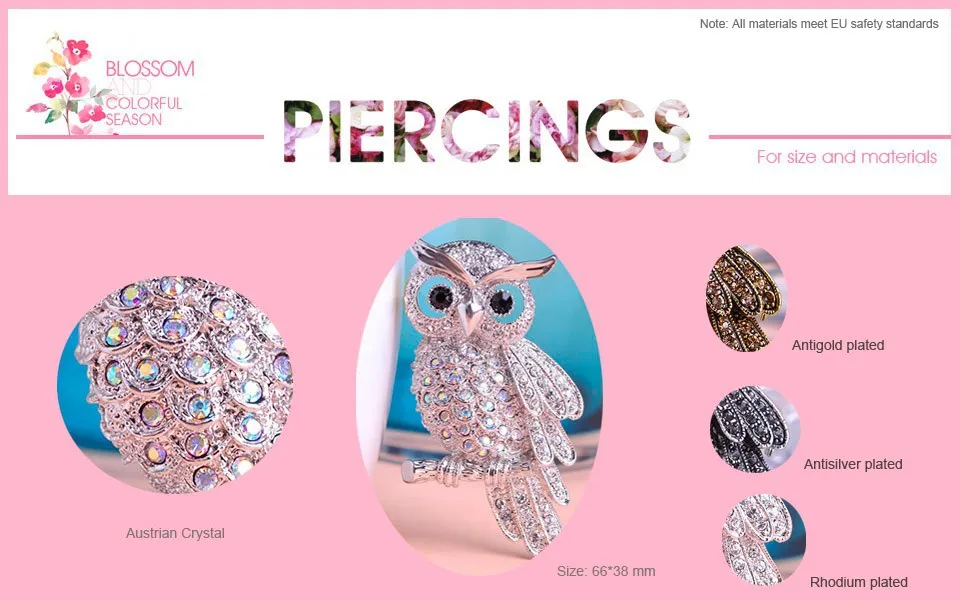 SIZE brooch PINK
