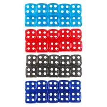 7/10 шт. Набор Игральных кубиков из акрила с несколькими сторонами кубики для настольной игры бар вечерние аксессуары для дома