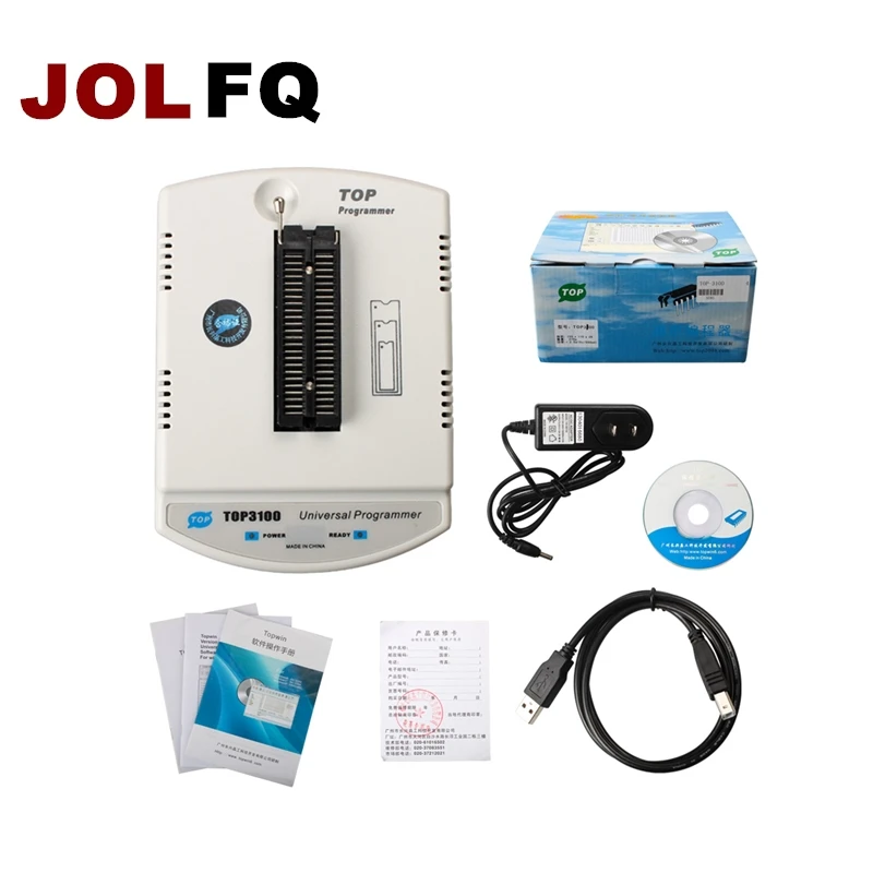 

2018 Lowest Price TOP3100 TOP 3100 Universal IC Eprom Programmer Work On Windows7/Vista/Xp 32bits