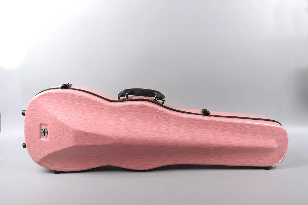 

new violin case 4/4 composite material strong violin box bag Pink #SX10