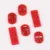 Красный деревянный брелок, подвеска для машины кольцо креативный diy персонализированный подарок - изображение