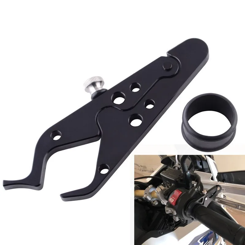 

Universal Motorcycle Throttle Lock Cruise Control Clamp Aluminum CNC Cruise Control Lock Hand Grips Assist Rubber Ring