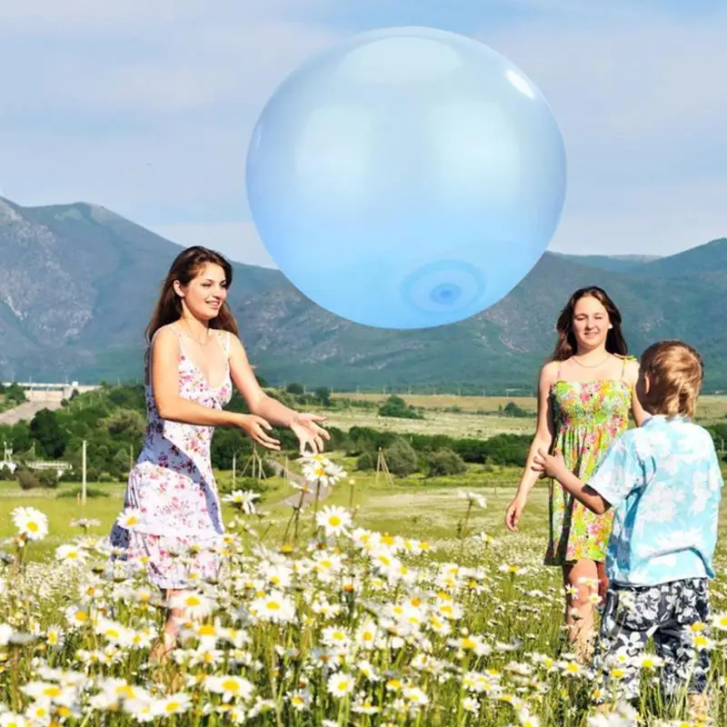 Пузырь шар TPR Надувные игрушки для детей, игры на свежем воздухе w/насос