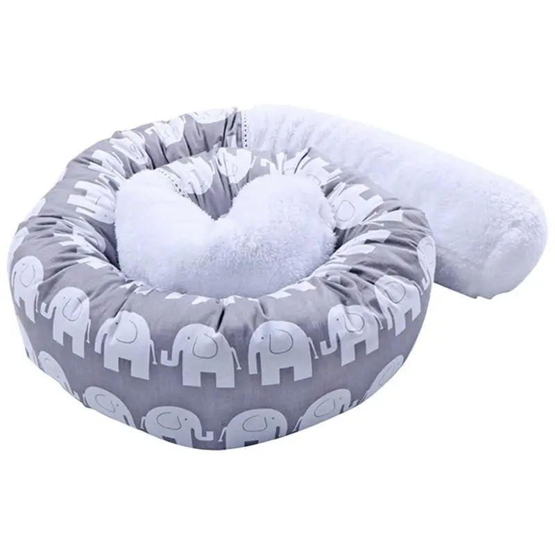 Спальная кровать бампер со змеиным принтом слона детская кроватка кровать безопасности столкновения барьер хлопок подушка