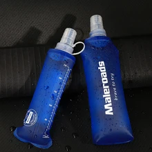 Squeeze бутылка воды складной питьевой сумка Открытый Пеший туризм походы бег Велоспорт Спорт чашки